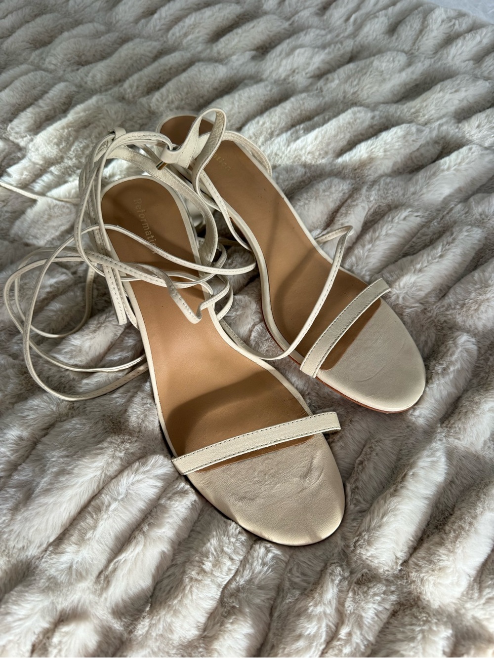 Reformation lace up heals